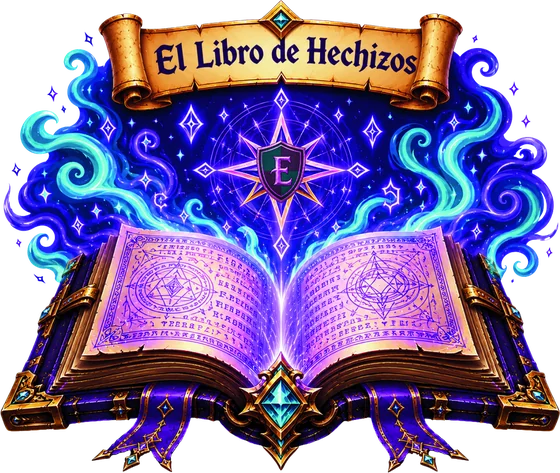 El Libro de Hechizos abierto