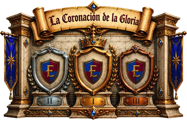 Muro de la Coronación de la Gloria con los Escudos del Triunfo